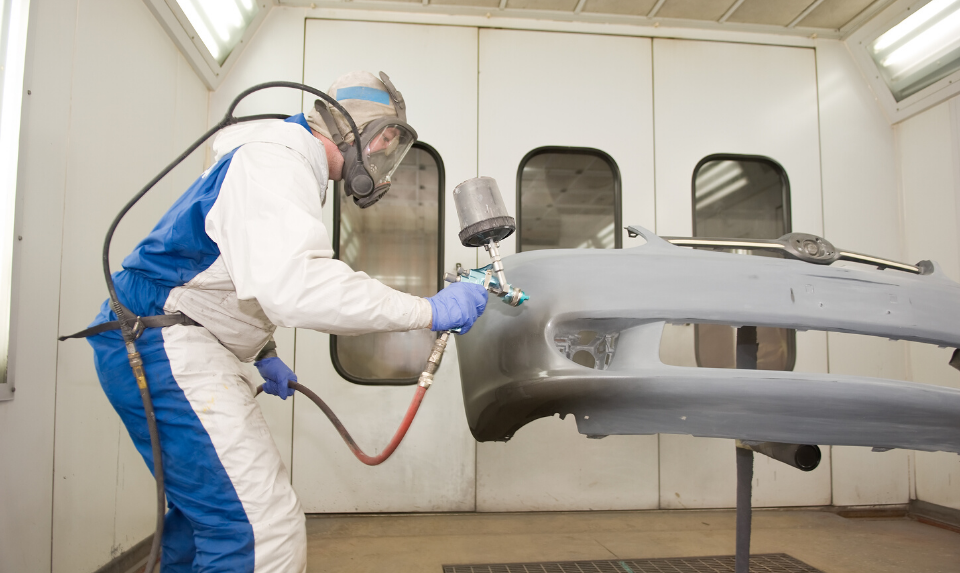 In car painting businesses, spray booth fire suppression systems are required for safety. 